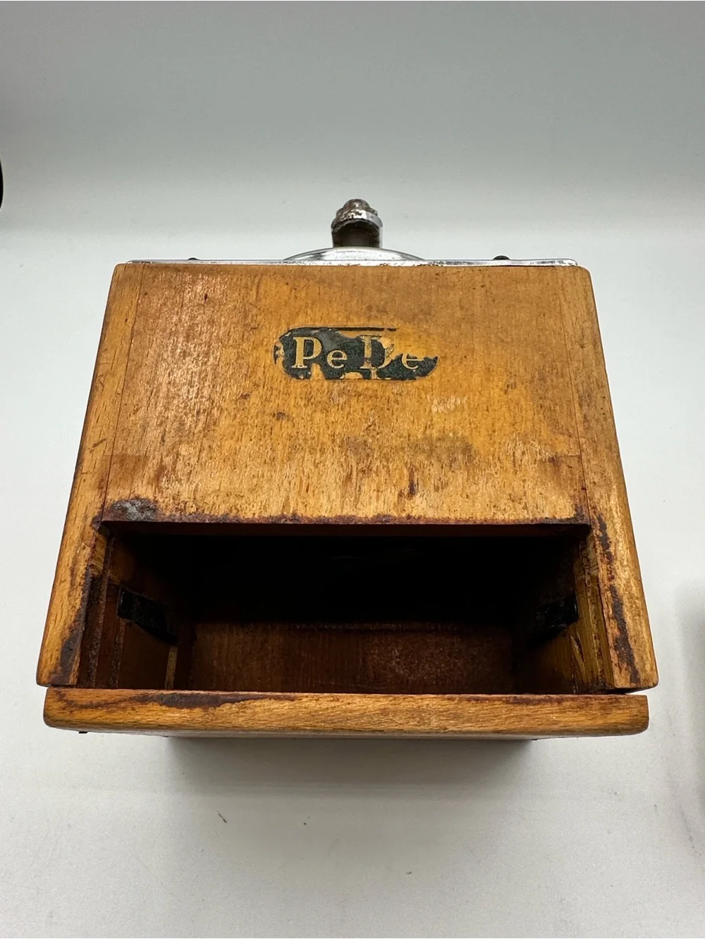 PE DE Peter Dienes Coffee Grinder circa 1930. Vintage